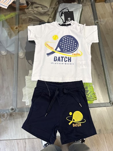 Completo Estivo Bambino Datch Padel Team – T-shirt e Pantaloncino