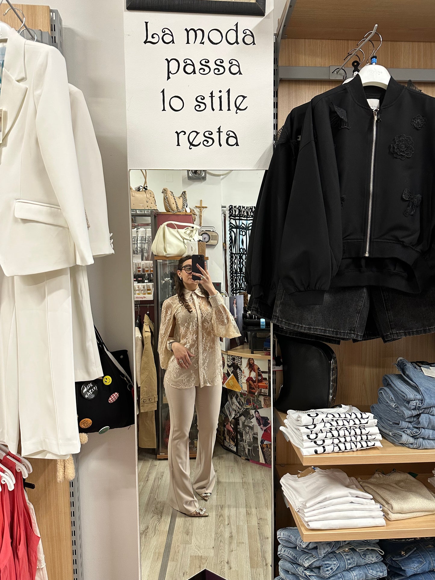 Camicia in pizzo