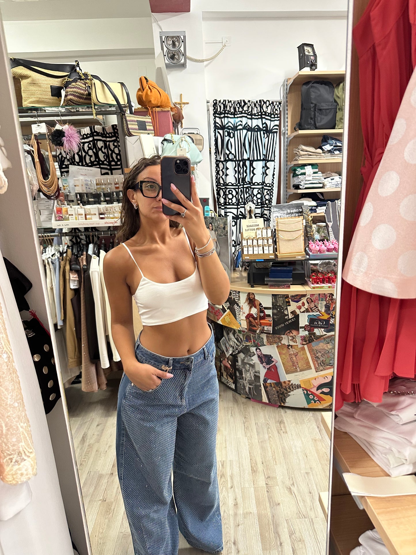 Jeans punto luce