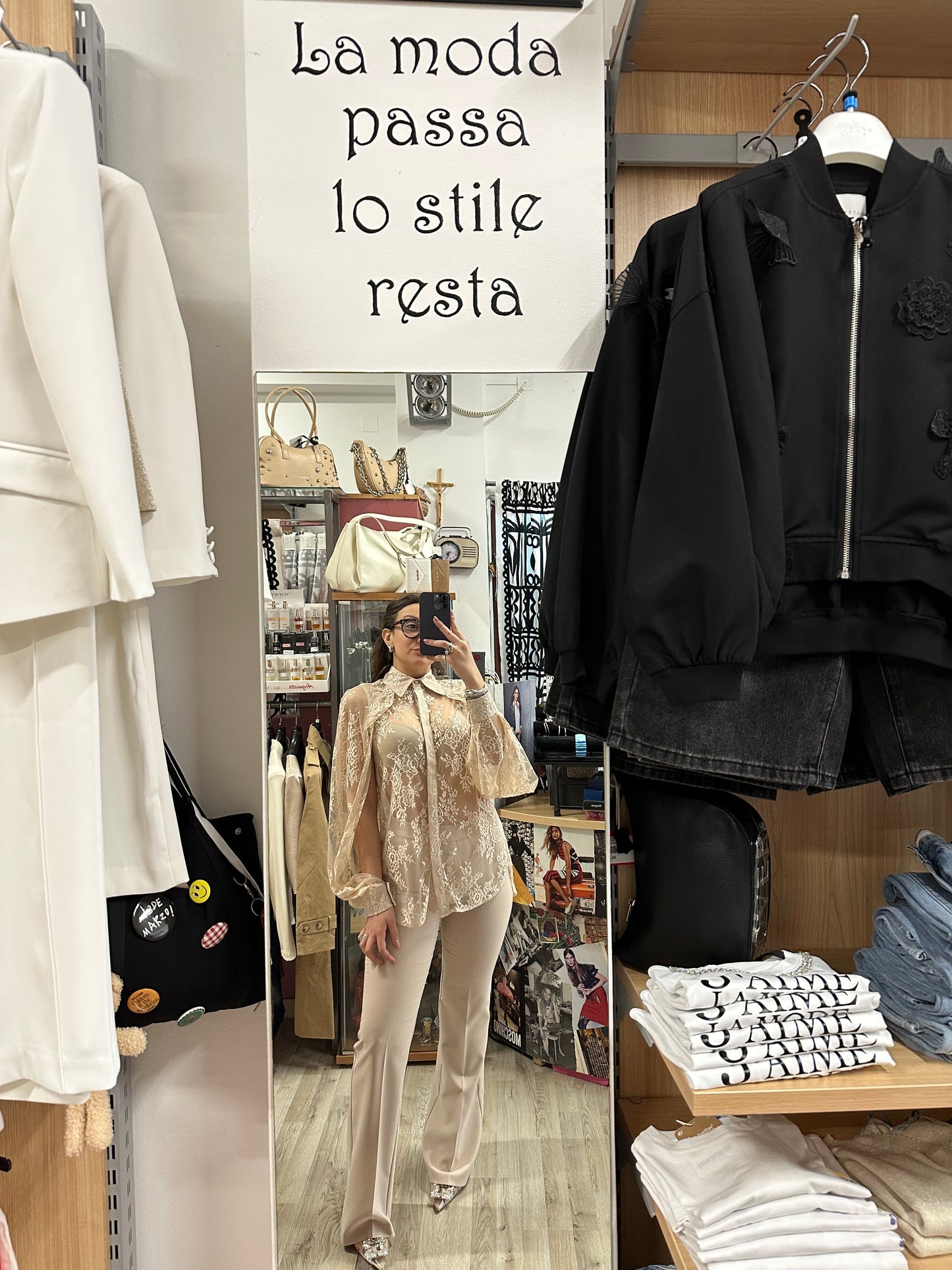 Camicia in pizzo