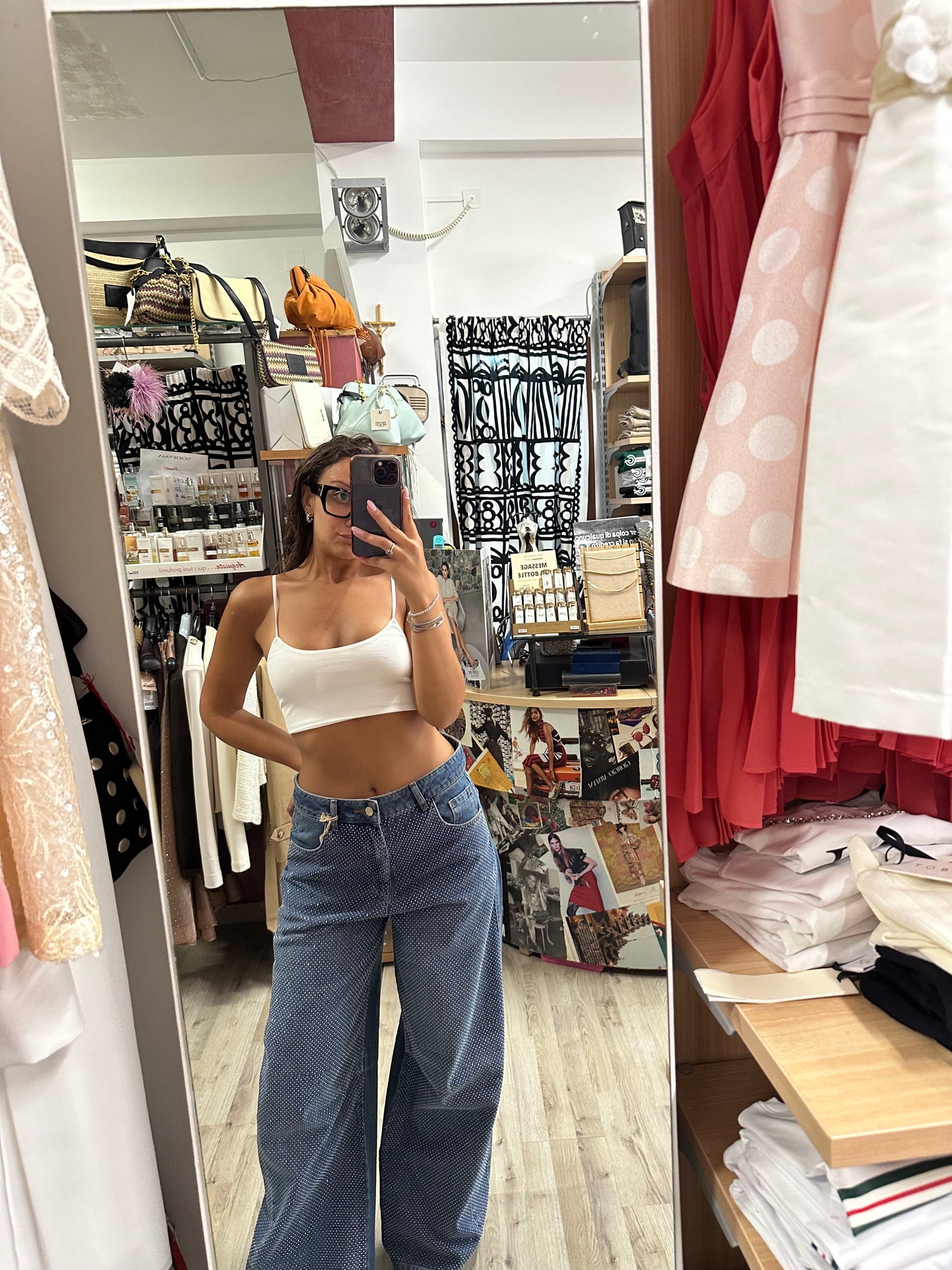 Jeans punto luce