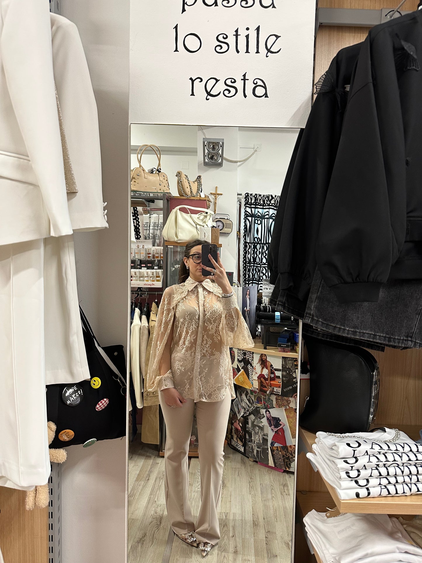 Camicia in pizzo