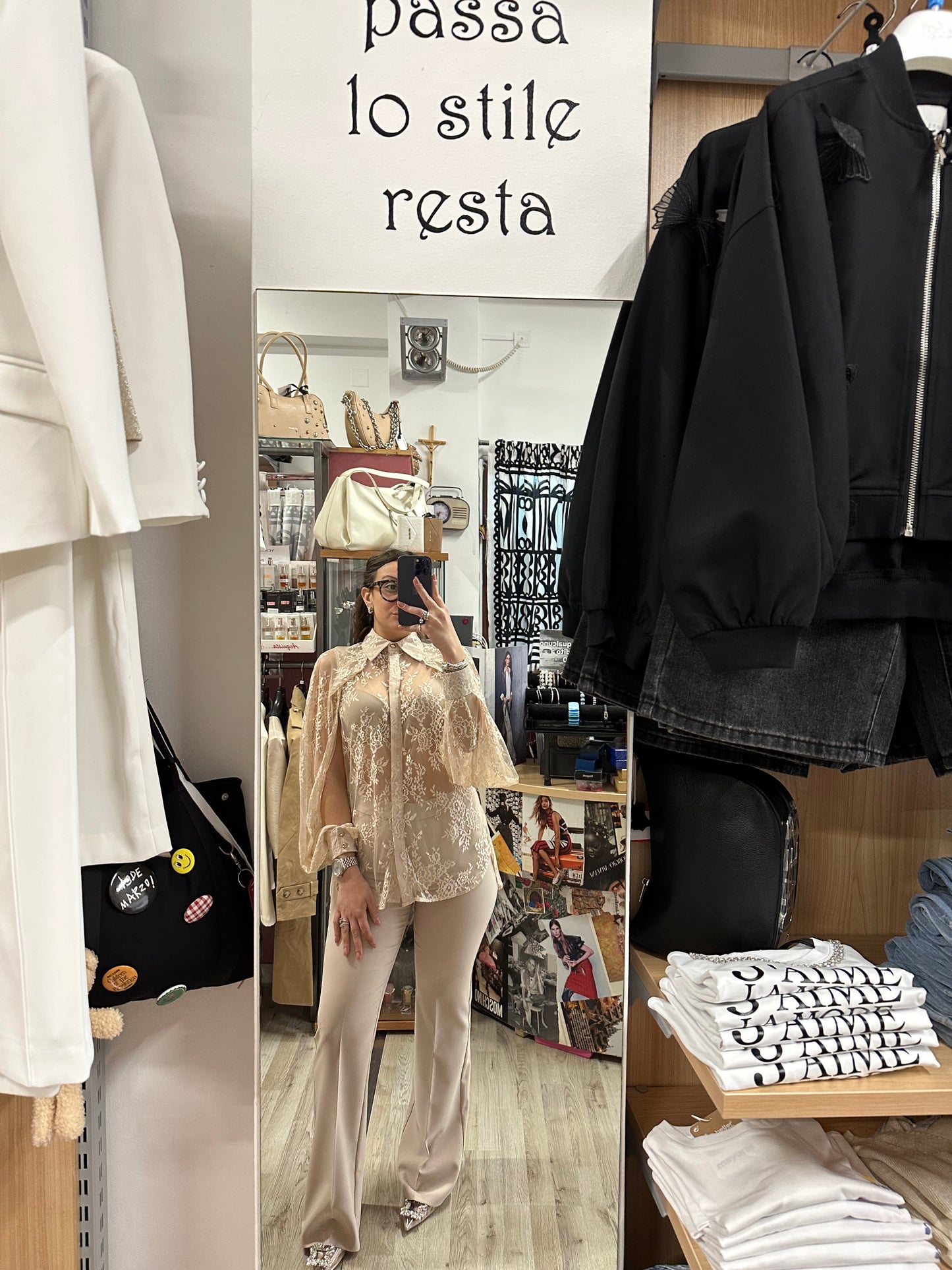 Camicia in pizzo