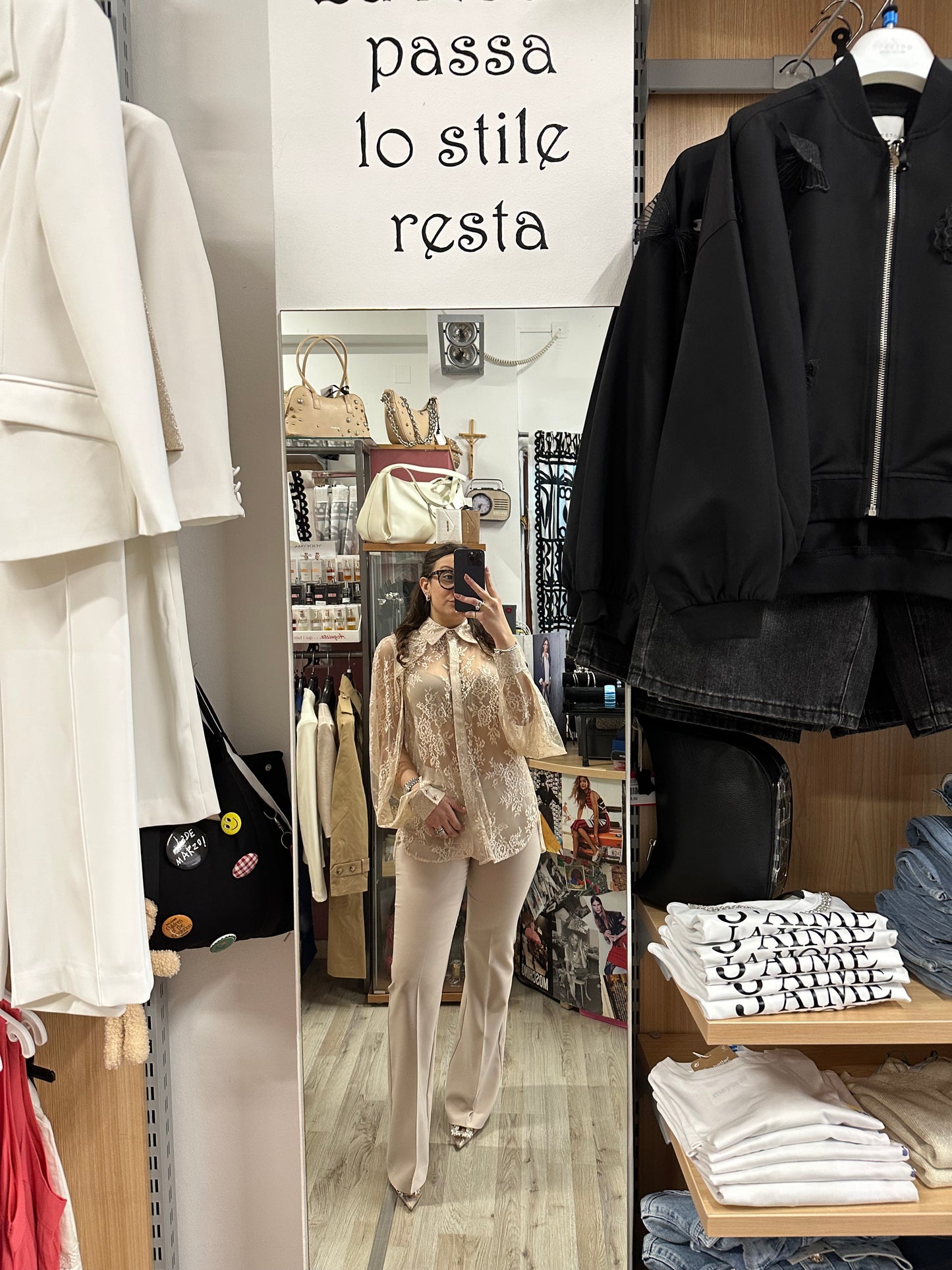Camicia in pizzo